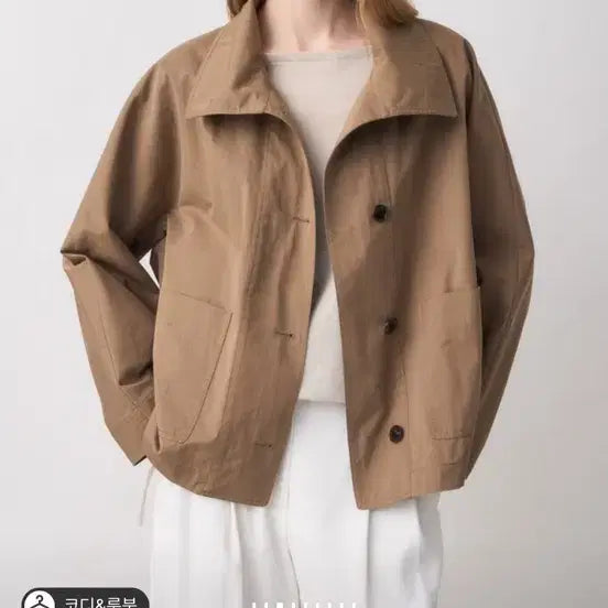 [BUNJANG] the CASHMERE Patch Pocket High-Neck Jacket / 자켓