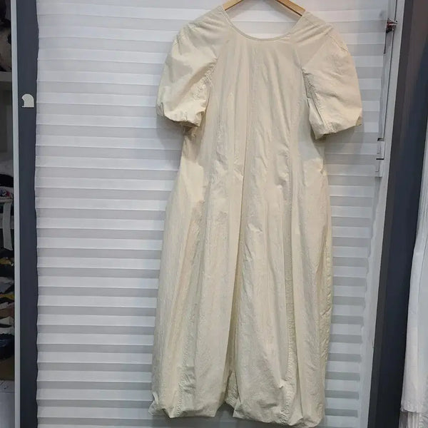 [BUNJANG] BOCA BOCA Balloon Sleeve Long Dress / 보카바카 벌룬스탈원피스