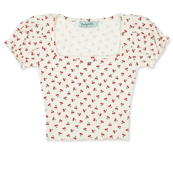 [BUNJANG] Pale Jade Wave Tee Cherry Size 2 / 새상품)페일제이드 웨이브티 체리 2사이즈