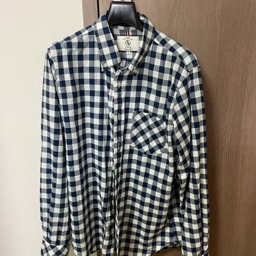[BUNJANG] Aigle Checked Shirt (Size M) / 에이글 체크 셔츠 M사이즈 팔아요.