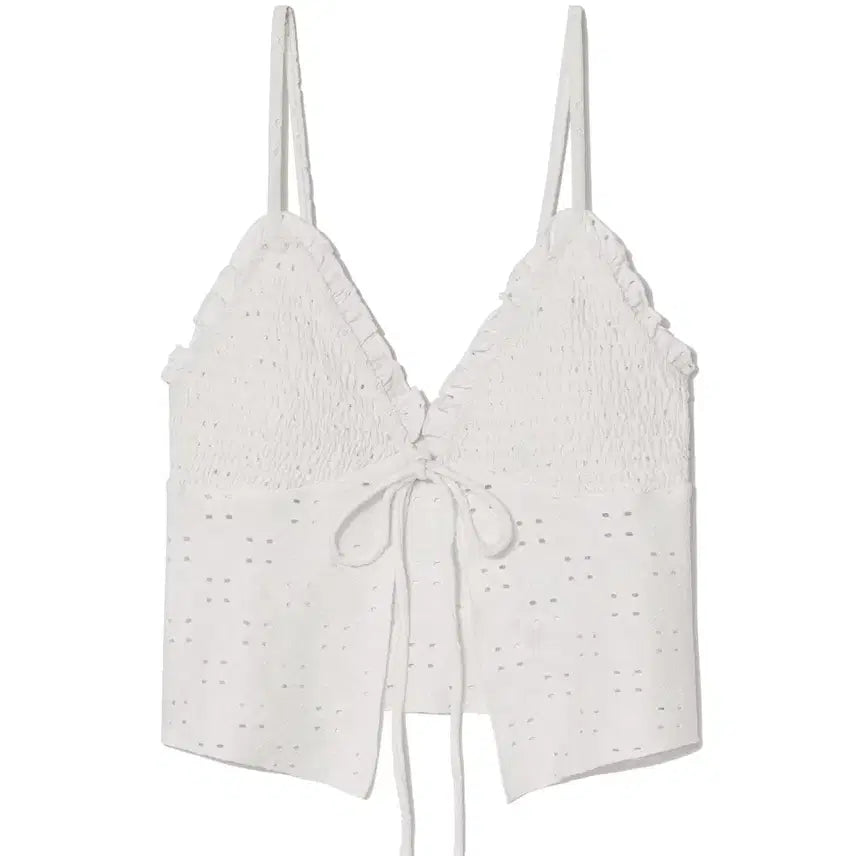 [BUNJANG] Glony Tankini Swim Top Set White / 글로니 탱키니 TANKINI SWIM TOP 비키니 세트