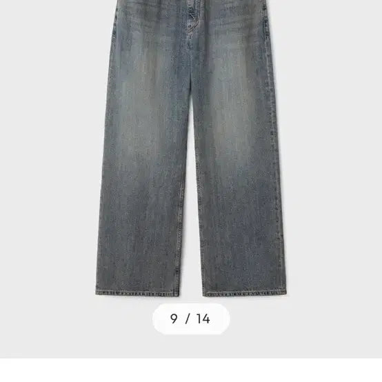[BUNJANG] Bellie True Wide Smoke Indigo Denim Pants / 벨리에 트루와이드 스모크인디고 데님 판매