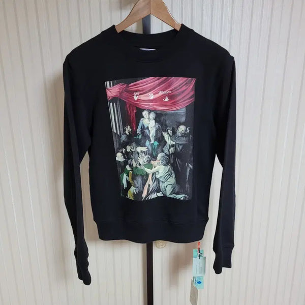 [BUNJANG] Off-White Caravaggio Sweatshirt / [S] 오프화이트 카라바조 맨투맨 새 상품