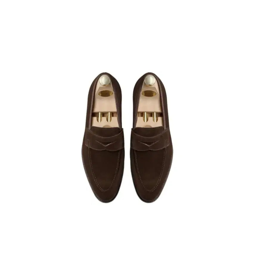 [BUNJANG] Crockett & Jones Sydney Suede Dark Brown Loafers / 크로켓앤존스 시드니 스웨이드 다크브라운 새상품