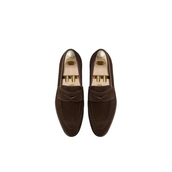 [BUNJANG] Crockett & Jones Sydney Suede Dark Brown Loafers / 크로켓앤존스 시드니 스웨이드 다크브라운 새상품