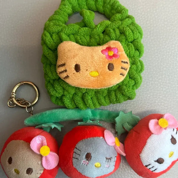 [BUNJANG] Hello Kitty Keychain and AirPods Case Set / 키티 키링, 에어팟케이스