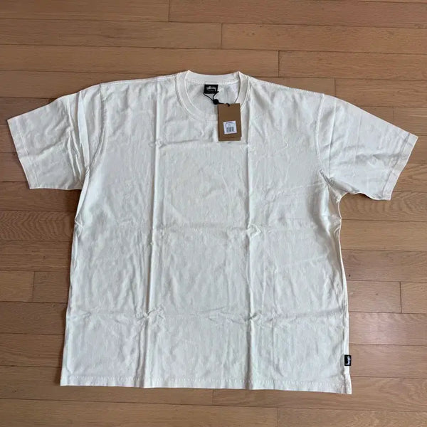 [BUNJANG] Stussy Pigment Dyed Crewneck Short Sleeve T-Shirt Natural XXL / [XXL] stussy 스투시 피그먼트 다이드 크루넥 반팔 티셔츠 내츄럴