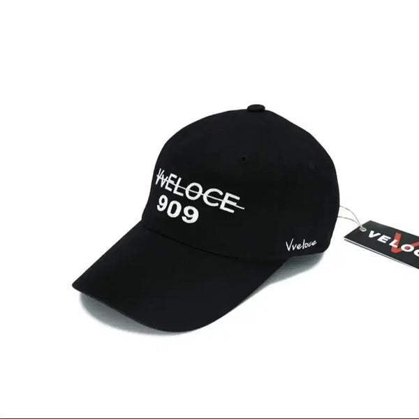 [BUNJANG] Veloce Lettering Black Ball Cap Unisex Casual Training Hat / 뷔벨로체 레터링 블랙 볼캡 패션모자 남여공용 꾸안꾸 트레이닝
