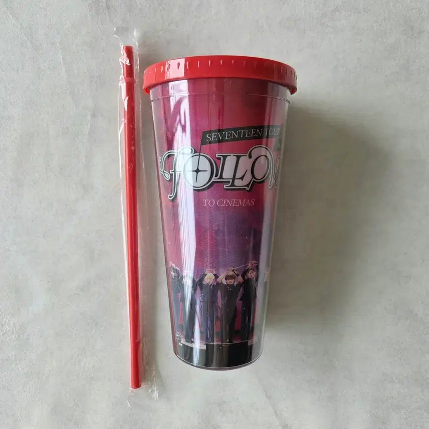 [BUNJANG] Seventeen CGV Solo Tour Movie Theater Tumbler / 세븐틴 솔로 투어 영화관 컵 텀블러 seventeen CGV