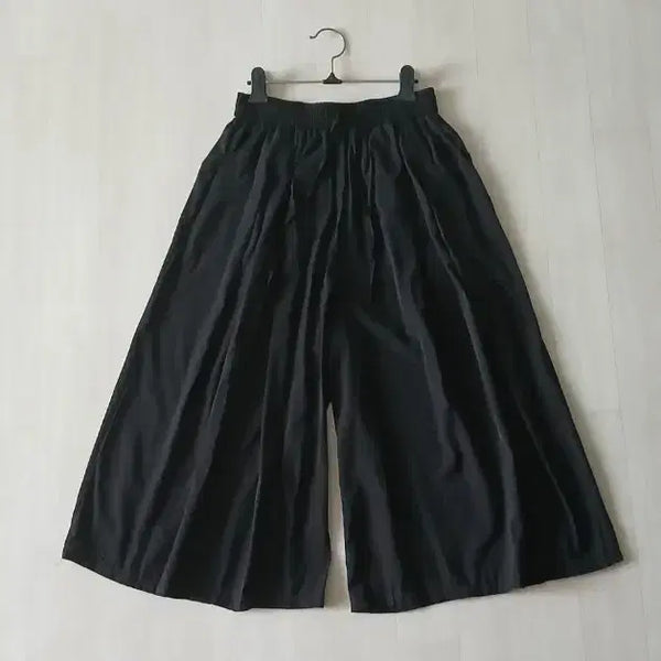 [BUNJANG] Lightweight Wide 10-Length Cotton Pants / 가벼운 와이드10부팬츠