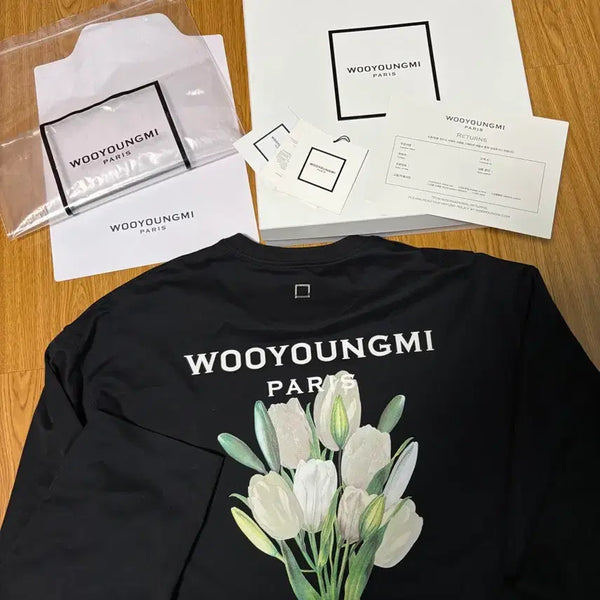 [BUNJANG] Wooyoungmi Tulip Long Sleeve T-Shirt / 우영미 튤립 롱슬리브 새상품급
