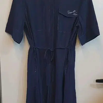 [BUNJANG] Crocodile Navy Hooded Dress Size 95 / 크로커다일 후드원피스 95(시원한원단)