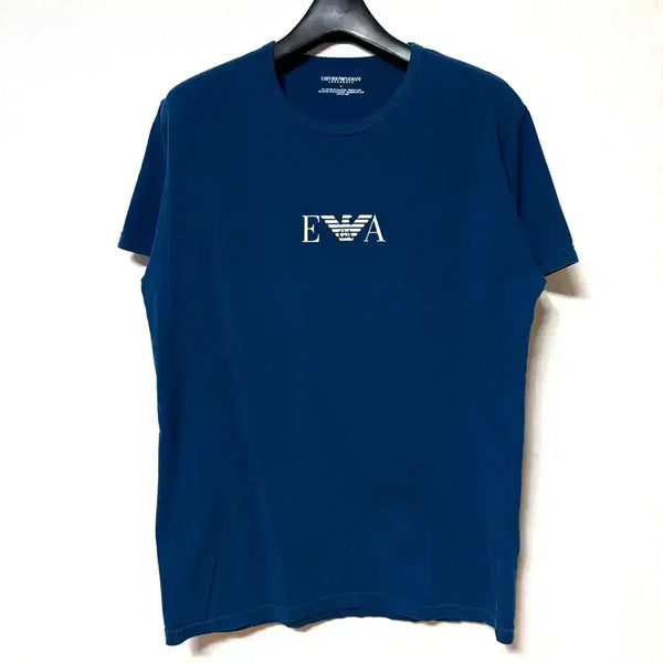 [BUNJANG] Emporio Armani Short Sleeve T-Shirt Blue L / [L,100]엠포리오 알마니 반팔티 티셔츠 블루