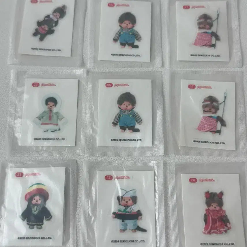 [BUNJANG] Monchhichi Fruit Jelly Sticker Collection / 몬치치 띠부실 판매(교환)
