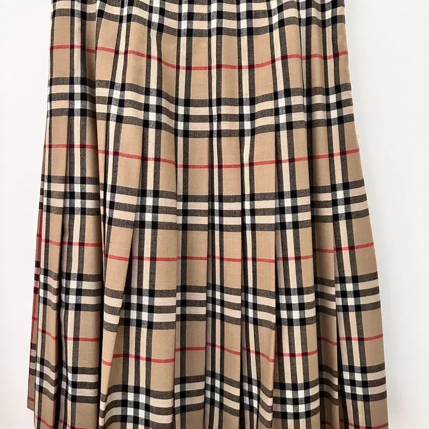 [BUNJANG] Burberry Nova Check Pleated Midi Skirt / [29] 버버리 노바체크 플리츠 미디 스커트