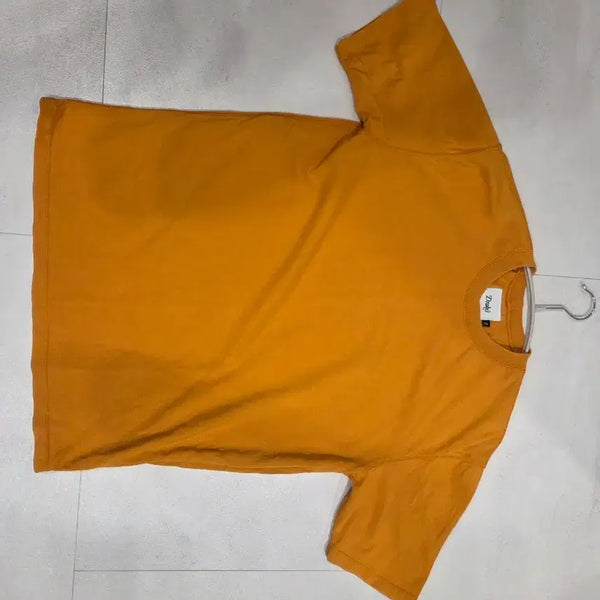 [BUNJANG] Drakes Cotton Short Sleeve T-Shirt Orange Size 38 / 드레익스 코튼 반팔 티셔츠 오렌지 38