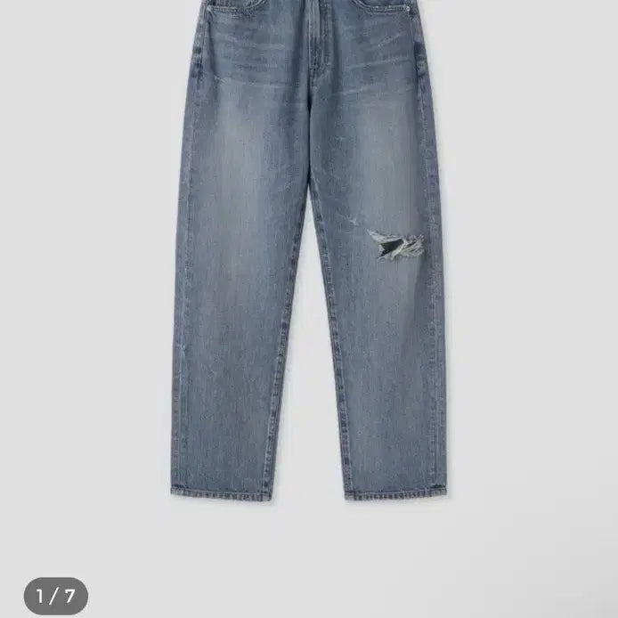 [BUNJANG] Park Too Distressed Heritage Blue Denim / 파크투 Distressed Heritage Blue Denim