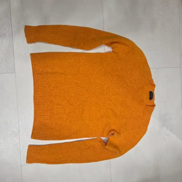 [BUNJANG] Zanone Orange Knit Sweater / 자노네 오렌지색 니트 스웨터