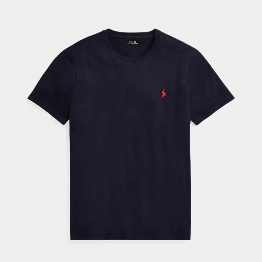 [BUNJANG] Polo Ralph Lauren Custom Slim Fit Navy Short Sleeve T-Shirt / 폴로 랄프로렌 네이비 반팔티 새상품