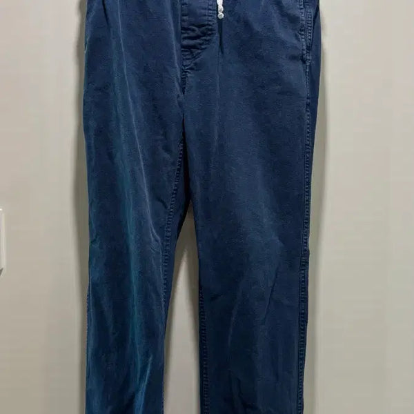 [BUNJANG] Dokument Indigo Pants M (32-34) / 도큐먼트 인디고 팬츠 스트링바지 M(32-34)