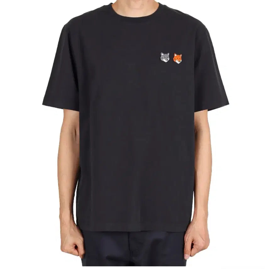 [BUNJANG] Maison Kitsuné Double Fox Head T-Shirt / 새상품 메종키츠네 더블 폭스 헤드 반팔티 (2026 S/S)