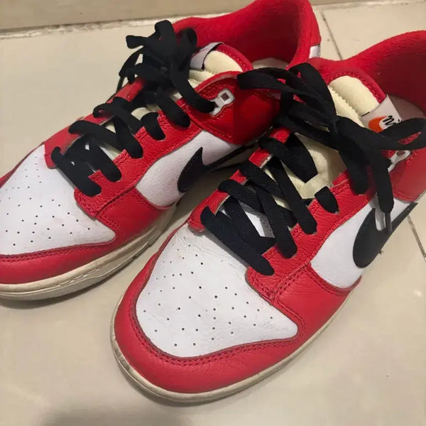 [BUNJANG] Nike Dunk Low Retro Premium University Red Black / 나이키 덩크로우 레트로 프리미엄 유니버시티 레드블랙 265