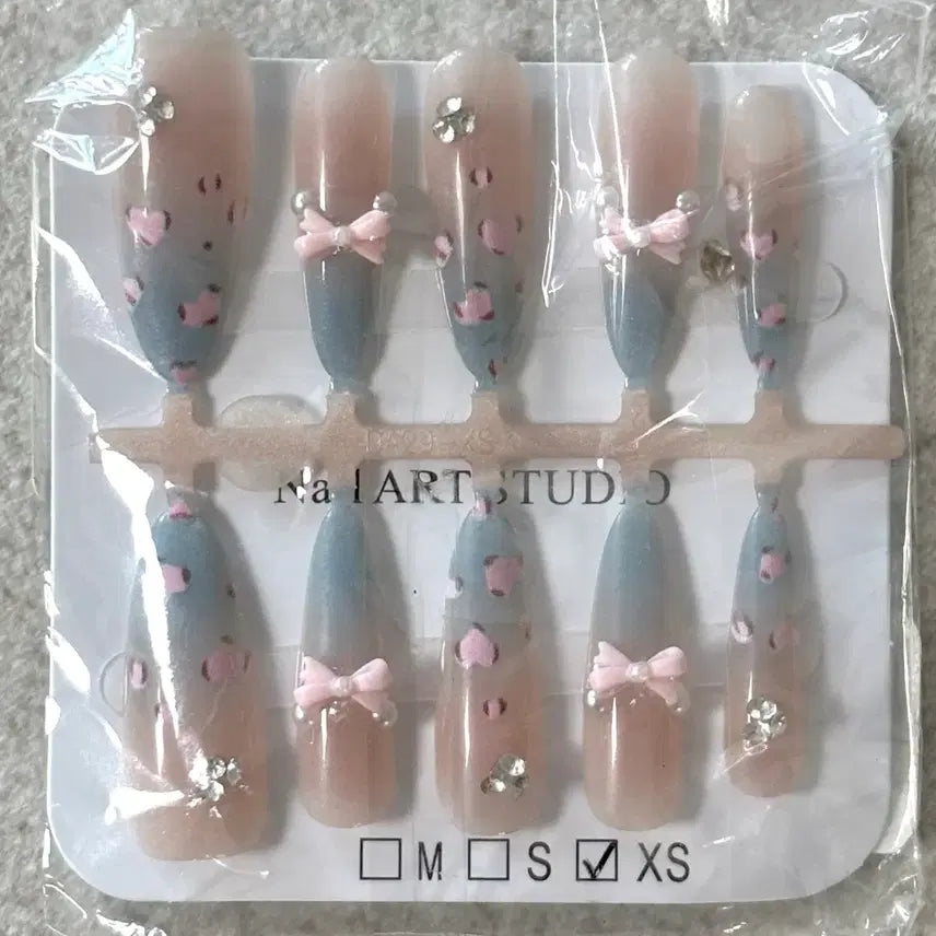 [BUNJANG] Y2K Leopard Print Nail Tips (XS Size) / 처분 급처 네일팁 호피 갸루 y2k xs 네일아트