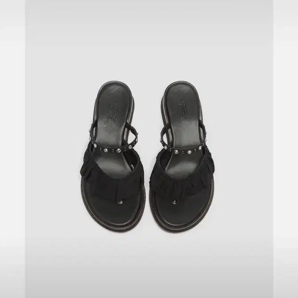 [BUNJANG] SCOMMAGONY Ruffle Jewel Flip Flops Sandals 250 / 신상, 당배) 슈콤마보니 러플 쥬얼리 플립플랍 쪼리 250