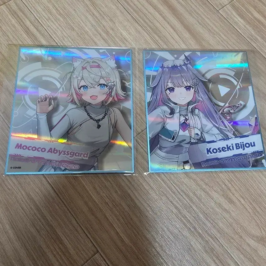 [BUNJANG] Hololive EXPO 2026 Mokoko & Bijou Shikishi Set / 홀로라이브 EXPO 2026 모코코,비쥬 색지