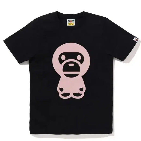 [BUNJANG] BAPE Authentic S Color Denim Big Baby Milo Short Sleeve T-Shirt / 베이프 정품 S 컬러 데님 빅 베이비 마일로 반팔티