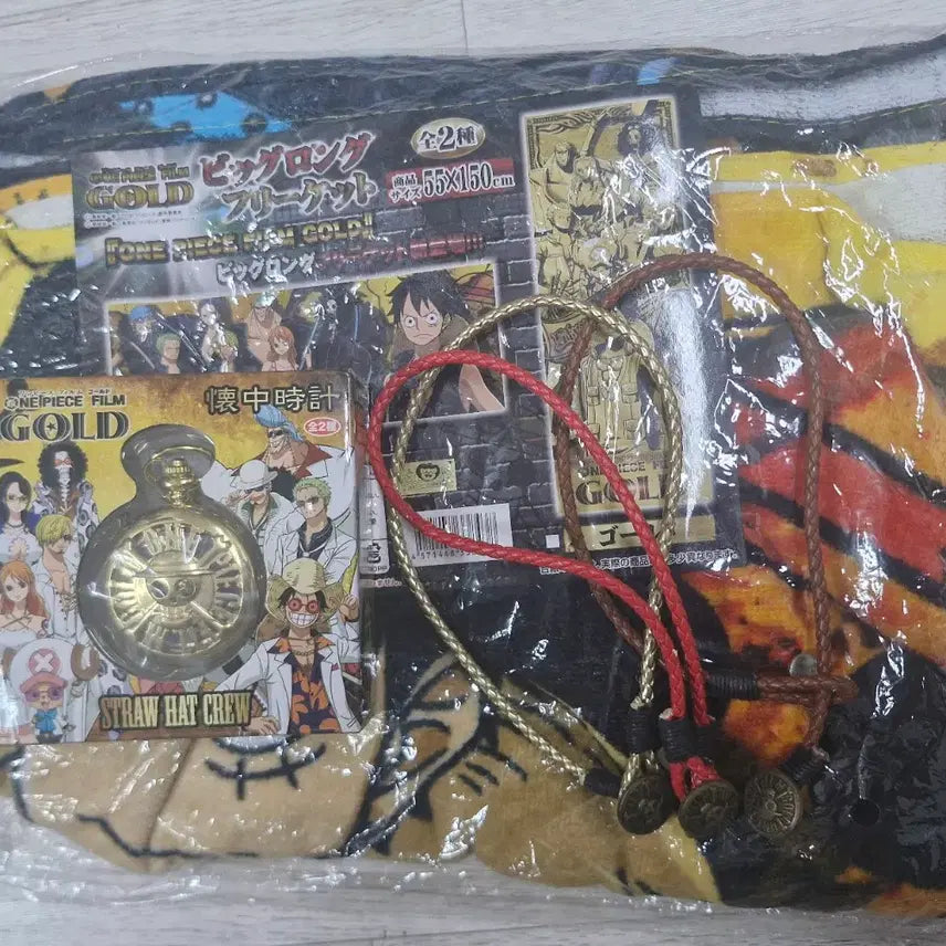 [BUNJANG] One Piece Film Gold Limited Edition Pocket Watch & Goods / 원피스 필름골드 한정판 회중시계 및 기타 필름골드 굿즈