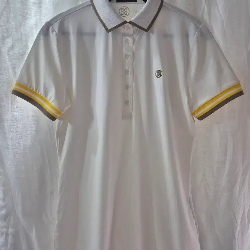[BUNJANG] G/FORE Women's Golf Short Sleeve Polo Shirt White / G/FORE 여성 골프 반팔 카라티 화이트