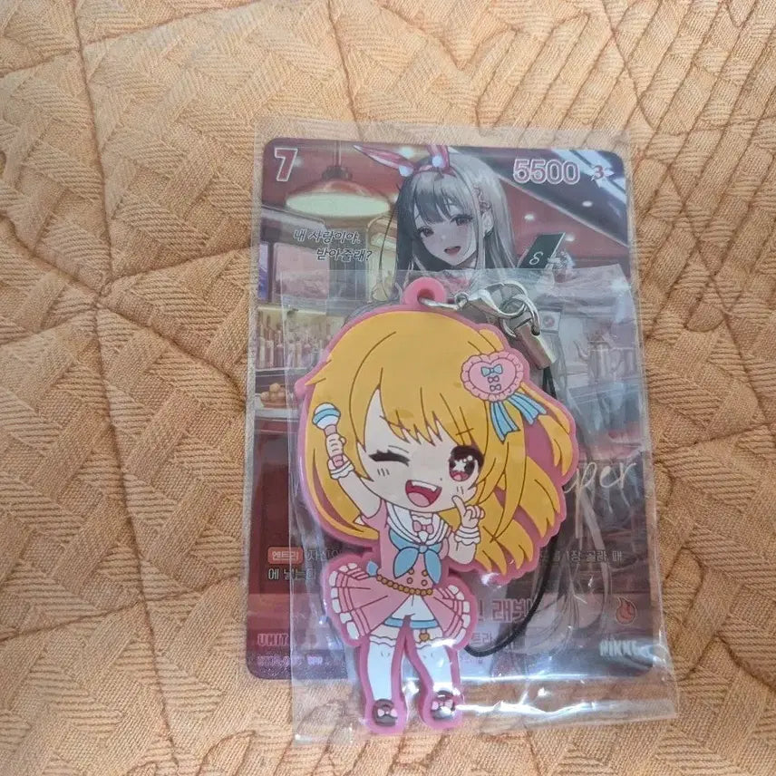 [BUNJANG] Nihke Nibel Arena Bunny Viper Signed Card & Keychain Set / 니케 니벨아레나 바니 바이퍼 싸인 카드 팝니다
