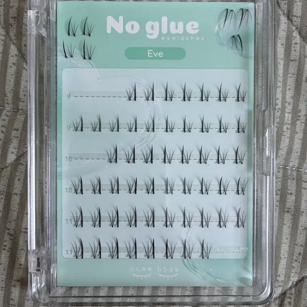 [BUNJANG] Ccare No-Glue Eyelashes Set / 깜빡 노글루 속눈썹 이브