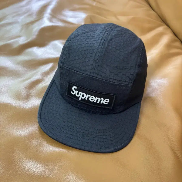 [BUNJANG] Supreme Cordura Ripstop Box Logo Camp Cap Black 24FW / 슈프림 캠프캡 모자 박스로고 코듀라 립스탑 블랙 24FW