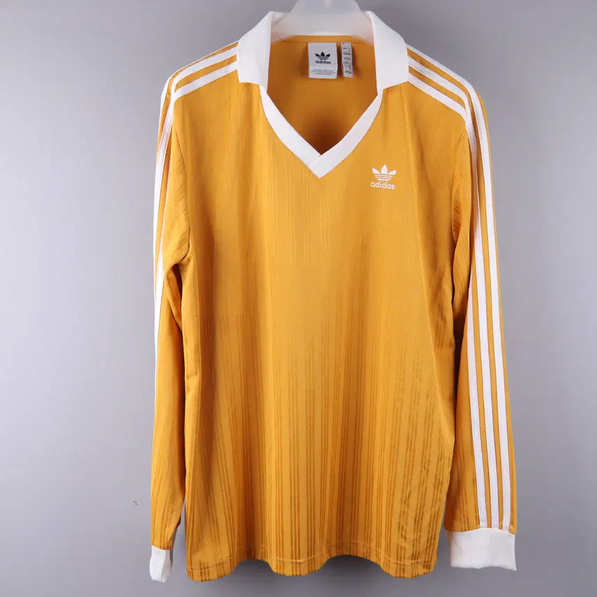 [BUNJANG] Adidas Originals Adicolor Pique Football Long Sleeve (L) / 아디다스 오리지널 아디컬러 피케 풋볼 긴팔 (L)