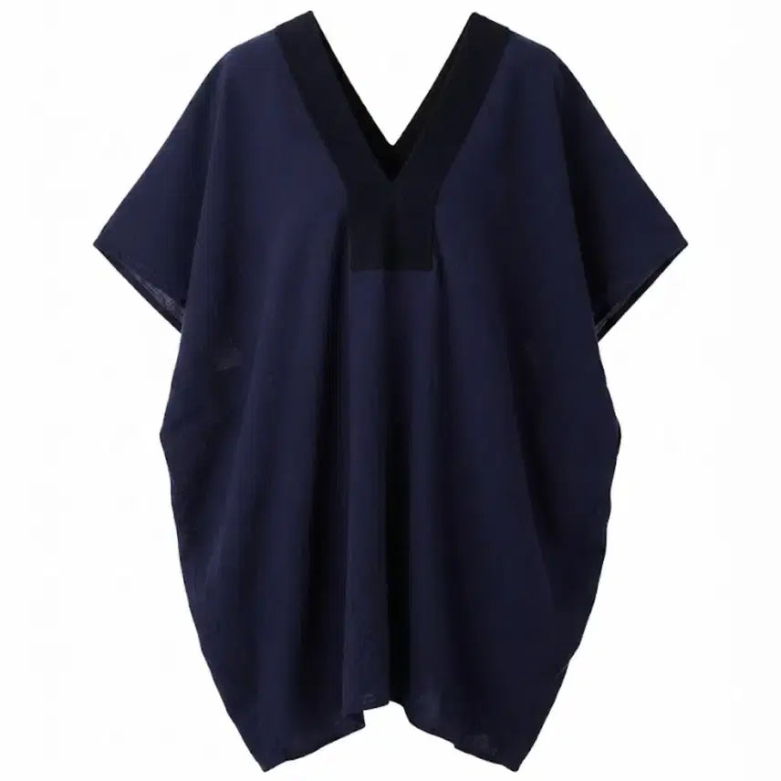 [BUNJANG] Issey Miyake Me Pleats V-Neck Top / 이세이미야케 me 플리츠 브이넥상의