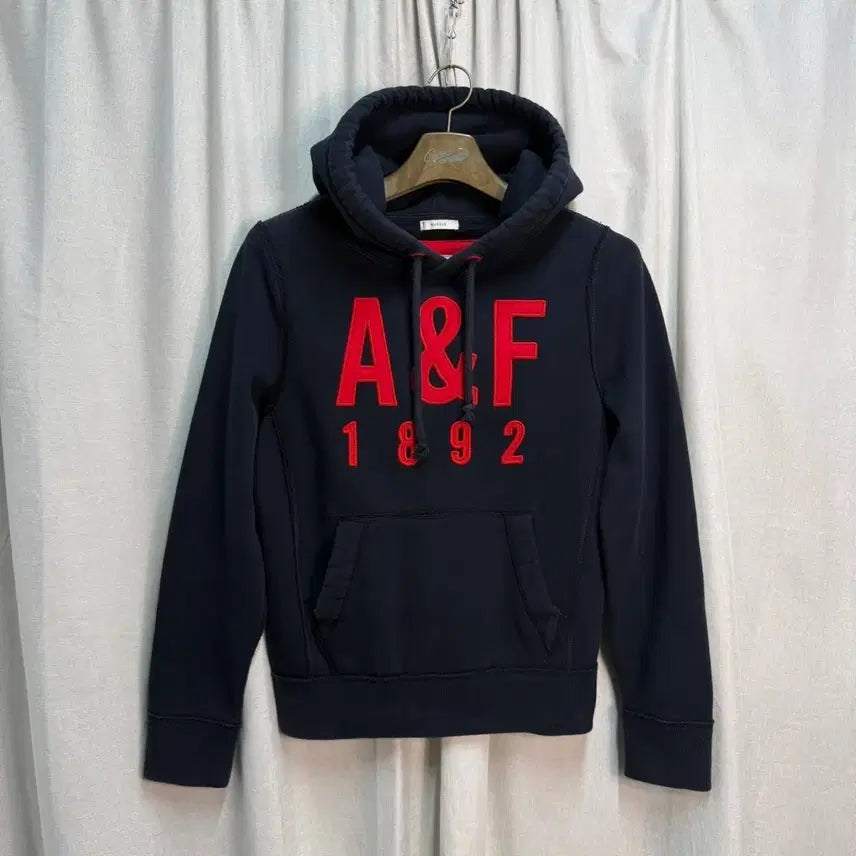 [BUNJANG] Abercrombie & Fitch 1892 Hoodie Navy / S 아베크롬비 A&F 1892후드티