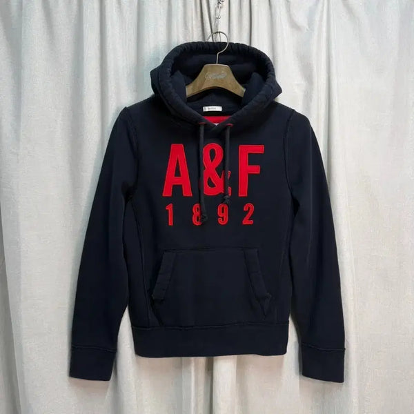 [BUNJANG] Abercrombie & Fitch 1892 Hoodie Navy / S 아베크롬비 A&F 1892후드티