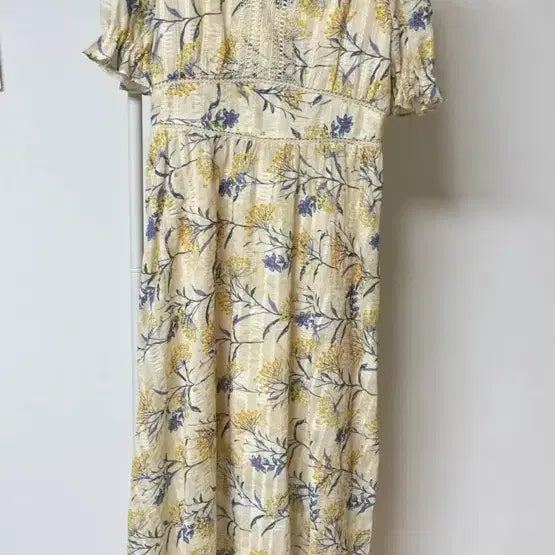 [BUNJANG] Plastic Island Chiffon Floral Midi Dress / 새상품 플라스틱아이랜드 쉬폰 원피스