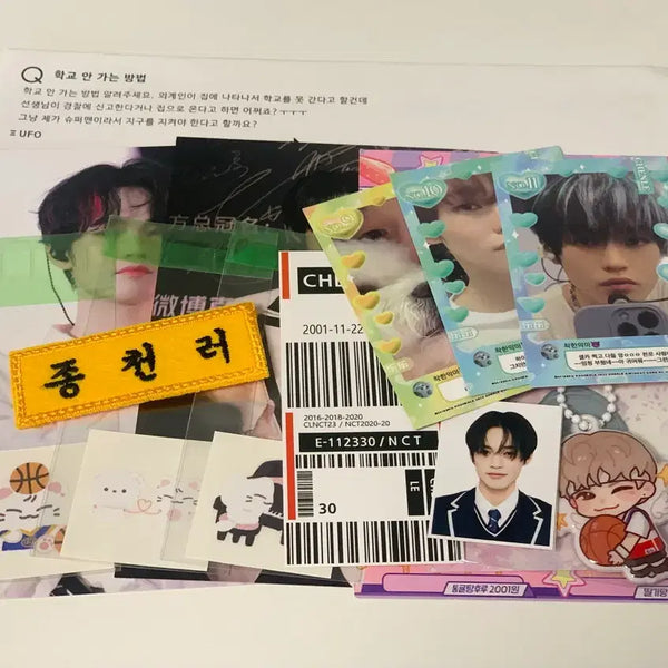 [BUNJANG] NCT DREAM Chenle Goods Sticker Bundle Set / 엔시티드림 천러 굿즈 비공굿 양도