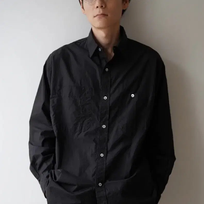 [BUNJANG] Wardrobe41 Library Shirt Black L / [L] 워드로브41 라이브러리 셔츠 블랙