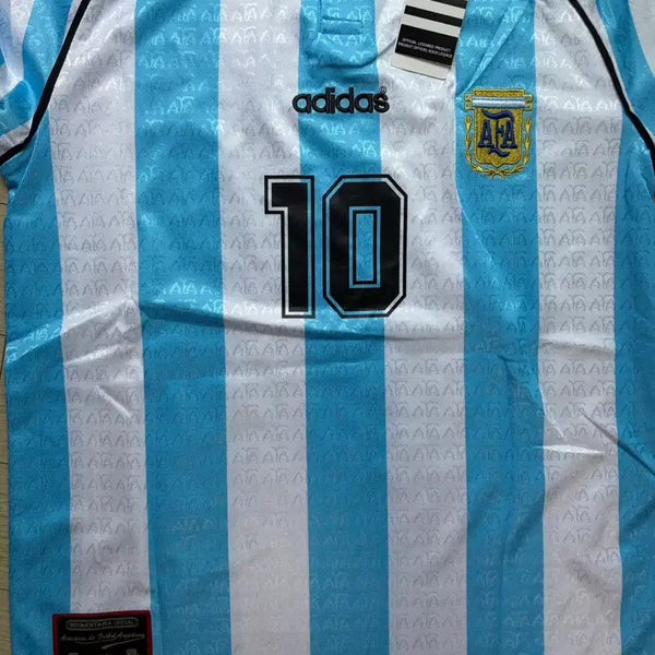 [BUNJANG] Vintage Retro Argentina National Football Team Short Sleeve Jersey / 빈티지 레트로 아르헨티나 유니폼 반팔