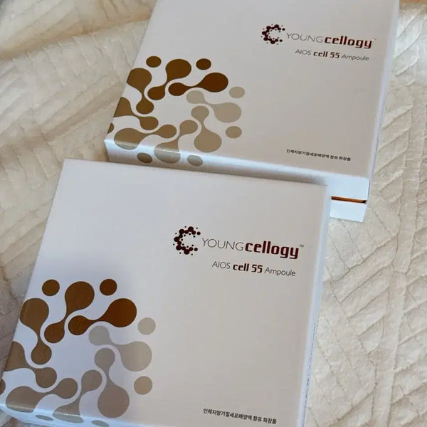 [BUNJANG] Youngcellogy Ios Cell 55 Whitening & Wrinkle Improvement Ampoule Set / 영셀로지 미백 주름개선 앰플 한 박스