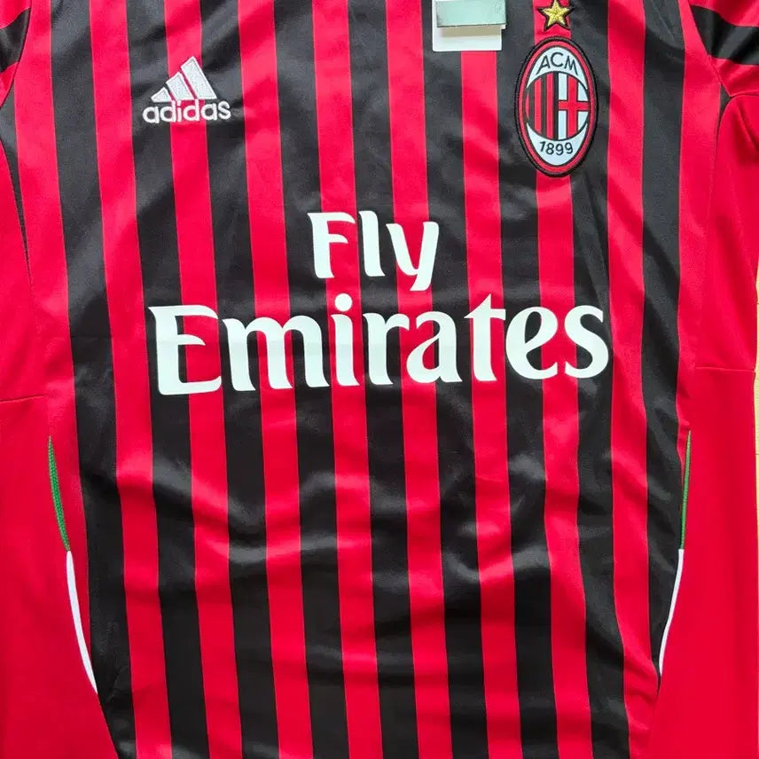 [BUNJANG] AC Milan Vintage Retro Short Sleeve Jersey / 빈티지 레트로 ac밀란 유니폼 반팔