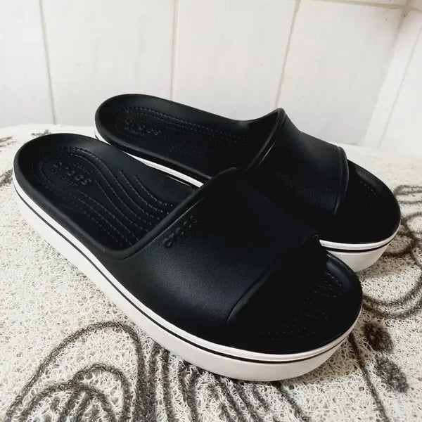 [BUNJANG] Crocs Classic Slide Sandals / 크록스 블랙 슬리퍼