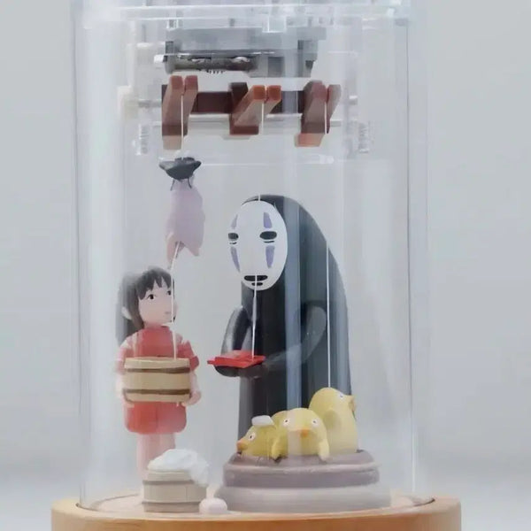 [BUNJANG] Spirited Away Music Box with Chihiro, No-Face, and Baby Bird Figures / 센과 치히로의 행방불명 오르골
