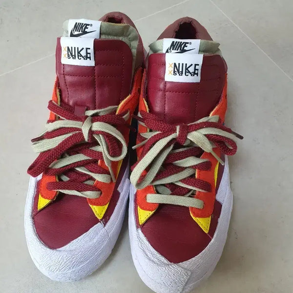 [BUNJANG] Nike x Sacai Blazer Low Team Red (265mm) / 나이키(265) 사카이 블레이저 로우 팀레드