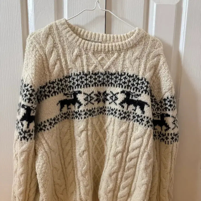 [BUNJANG] Nordic Knit Sweater / (택포) 노르딕니트