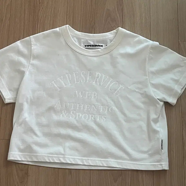 [BUNJANG] Type Service Crop T-Shirt / 타입서비스 크롭반팔